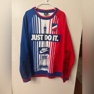 NIKE SPORTSWEAR PARIS CREW NECK SWEATSHIRT AR1987-477 MENS SIZE :XL